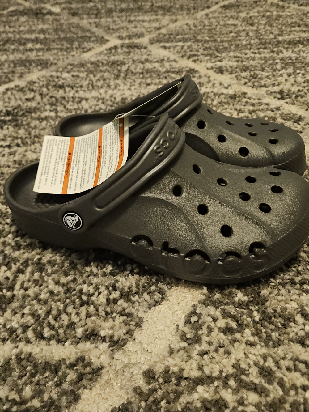 CROCS Kids Classic Clog in Charcoal Gray